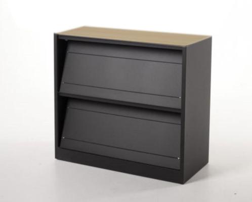 gratis magazinekast 2 etages, Huis en Inrichting, Kasten | Boekenkasten, Zo goed als nieuw, 100 tot 150 cm, Minder dan 100 cm