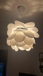 Kunststof witte lamp (lotus bloem), Ophalen of Verzenden, Zo goed als nieuw, Kunststof, Minder dan 50 cm
