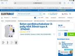 Eaton Aardlekschakelaar 40A 30mA, Ophalen of Verzenden, Nieuw, Overige typen