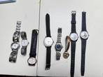 8 x horloges, Ophalen of Verzenden, Gebruikt, Staal, Overige merken