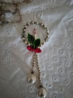 Vintage kerstbal, kersthanger van glas, kaars, Ophalen, Zo goed als nieuw, Overige materialen