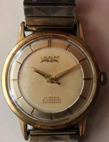 Vintage Laureat horloge. Opwinder werkt  beschikbaar voor biedingen