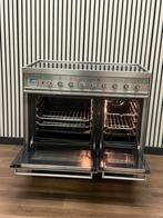 Luxe Boretti Fornuis keramisch met dubbele oven 90 cm, Witgoed en Apparatuur, Fornuizen, Grill, Ophalen of Verzenden, Zo goed als nieuw