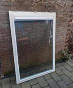 Houten kozijn met dubbel glas, Ophalen of Verzenden, Gebruikt, Glas