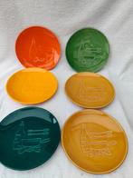 Vintage bordjes oa fondue, Antiek en Kunst, Antiek | Servies los, Ophalen of Verzenden