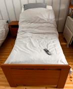Elektrisch verstelbaar bed 90x200 + nachtkastje, Ophalen, Verstelbaar, 90 cm, Eenpersoons