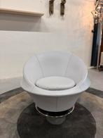 Nieuwstaat Leolux Ophelia Draaifauteuil Bimardo leer Stoel, Huis en Inrichting, Fauteuils, Leolux, Ophalen of Verzenden, Zo goed als nieuw