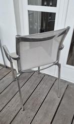 Big Frame stoelen van Alias - gepolijst aluminium & grijs, Huis en Inrichting, Stoelen, Ophalen, Gebruikt, Twee, Moderne klassieker
