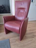 Fautuil leer goede staat, Minder dan 50 cm, Gebruikt, Minder dan 75 cm, Leer