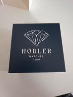 Hodler herenhorloge, Lugno, Sieraden, Tassen en Uiterlijk, Horloges | Heren, Ophalen of Verzenden, Zo goed als nieuw, Leer, Overige merken