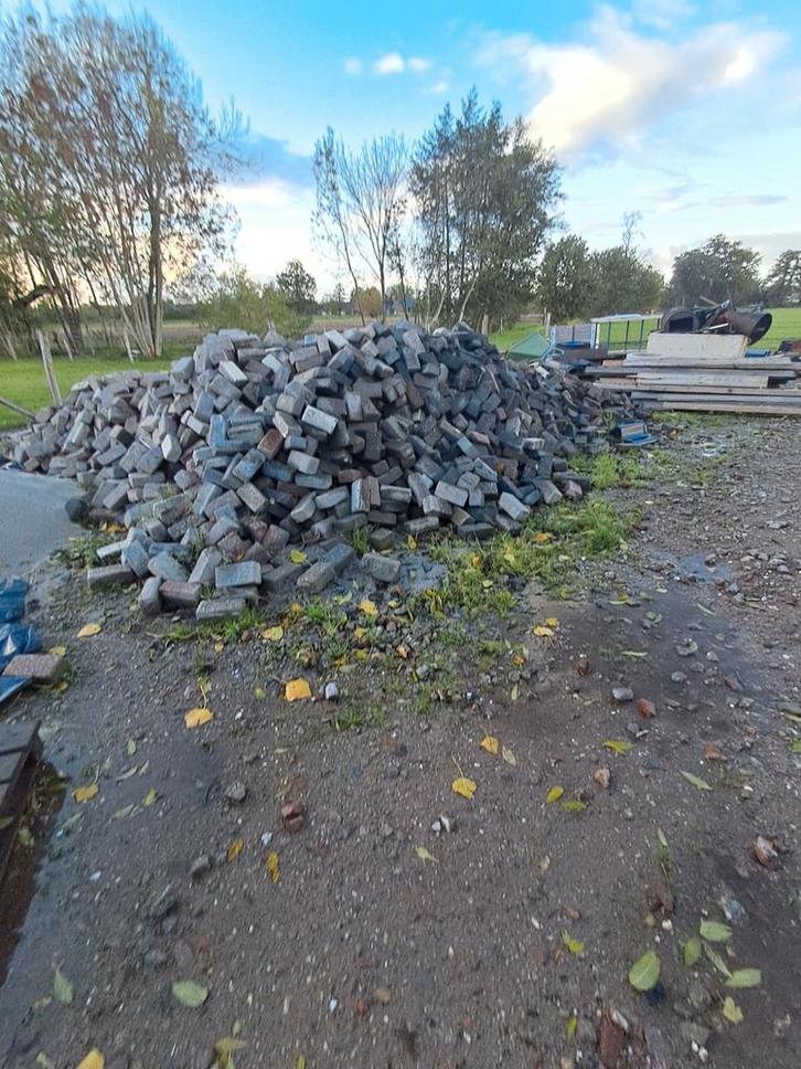 80 m² Gebruikte Stenen - Klinkers, Tuin en Terras, Tegels en Klinkers, Gebruikt, Klinkers, Beton, 10 m² of meer, Ophalen of Verzenden