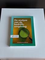 De analyse van de bedrijfsomgeving, Ophalen of Verzenden, Zo goed als nieuw, Economie en Marketing