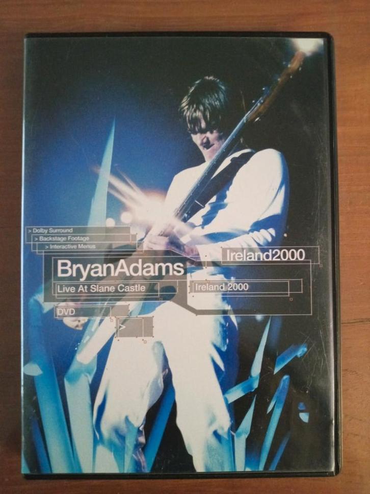Bryan Adams - Live At Slane Castle - Ireland 2000 DVD, Cd's en Dvd's, Dvd's | Muziek en Concerten, Gebruikt, Muziek en Concerten
