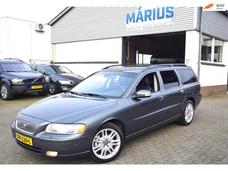 Volvo V70 2.5T Automaat Lpg G3 Titanium Gray 210 pk, Auto's, Volvo, Bedrijf, Te koop, V70, ABS, Airbags, Airconditioning, Bluetooth