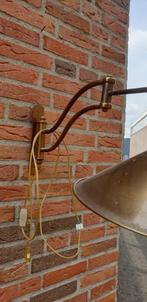 wandlamp vintage geheel messing, Huis en Inrichting, Lampen | Wandlampen, Ophalen of Verzenden, 'T Olde Gre-j, Info@toldegrej.nl