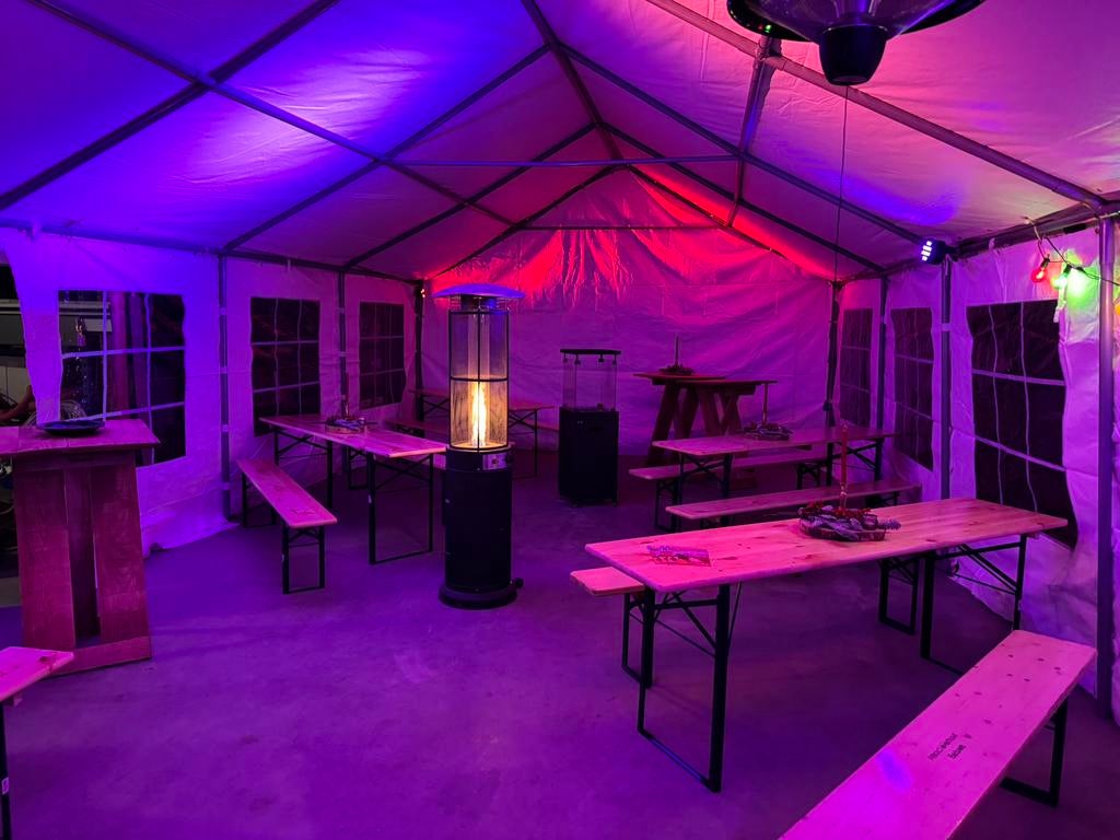 Partytenten te huur 3x6 4x8 5x10, Tuin en Terras, Partytenten, Zo goed als nieuw, 5 tot 8 meter, Ophalen of Verzenden