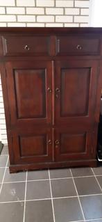 Houten kast met deuren en lades, Met deur(en), 25 tot 50 cm, Gebruikt, Eikenhout