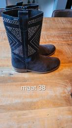 Clic Zwarte Suede Kinderlaarzen Maat 38, Gebruikt, Meisje, Ophalen of Verzenden, Laarzen