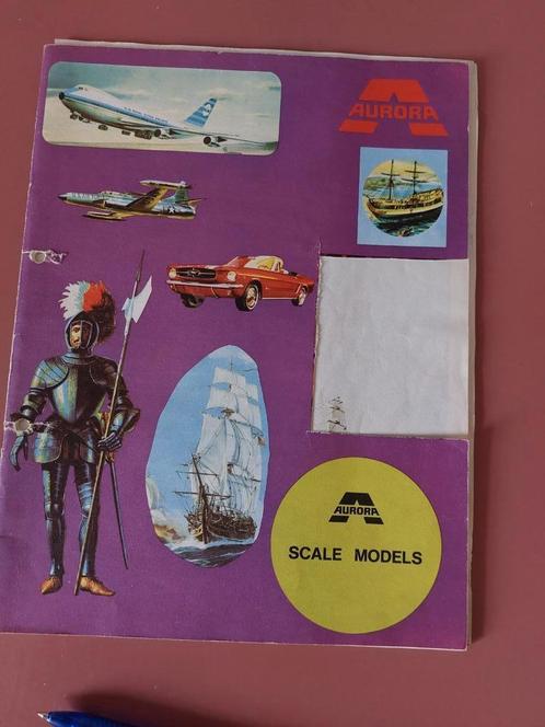 Aurora Scalemodels boekje jaren 70., Hobby en Vrije tijd, Modelbouw | Overige, Gebruikt, Ophalen of Verzenden