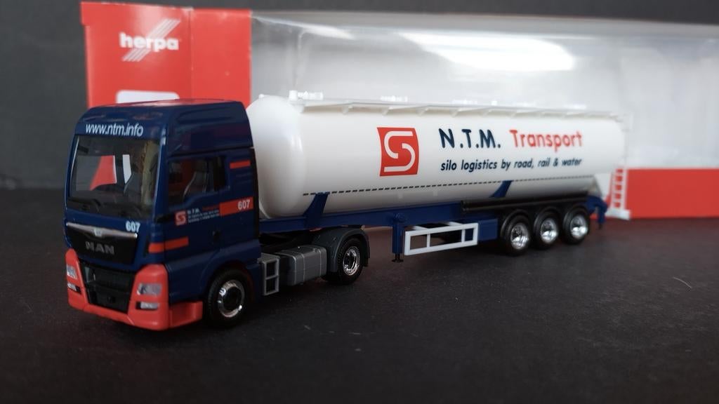 Man TGX xxl NTM hardenberg 1:87 H0 Herpa Pol, Verzenden, Trucks@herpa.de, Nieuw, Bus of Vrachtwagen
