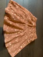 Velours bruin creme hema winterrokje 122/128, Meisje, Ophalen of Verzenden, Zo goed als nieuw, Jurk of Rok