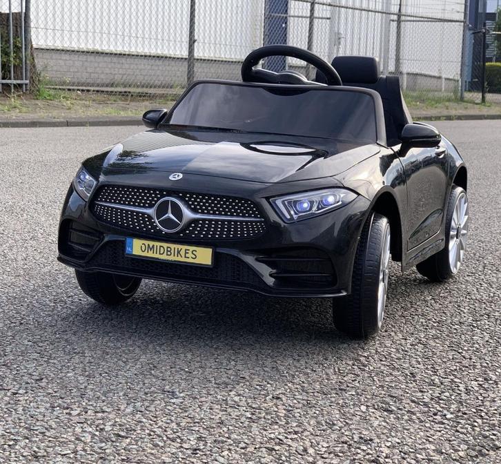 Kinder Auto Mercedes CLS350 12v RC Leder / Rubberbanden, Kinderen en Baby's, Speelgoed | Buiten | Voertuigen en Loopfietsen, Nieuw