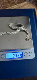 Zilver konings/plaat armband, Ophalen, Zo goed als nieuw, Zilver, Zilver