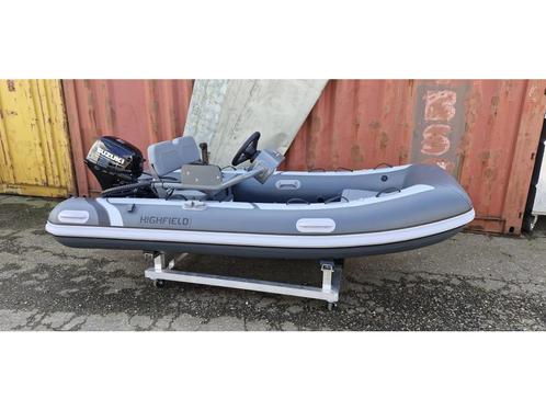 Highfield Classic 290 Hypalon Light Grey met Suzuki DF 15, Watersport en Boten, Rubberboten, Nieuw, Overige merken, Minder dan 70 pk