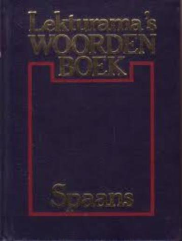 Lekturama's Woordenboek Spaans beschikbaar voor biedingen