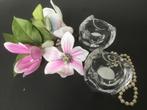Waxinelichthouders ah kristal, Ophalen, Zo goed als nieuw, Overige materialen, Minder dan 25 cm