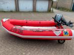 Zodiac Futura Fastroller met 4takt Yamaha 20 pk, Watersport en Boten, Rubberboten, Ophalen of Verzenden, Benzine, Minder dan 70 pk