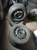 Set winterbanden 14inch 185 60 4x100, Auto-onderdelen, Banden en Velgen, Ophalen, 14 inch, Gebruikt, Banden en Velgen