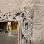 Barok Spiegel - 60 x 40 cm - White wash lijst- TTM Wonen, Minder dan 50 cm, Www.ttmwonen.nl, Nieuw, Ophalen of Verzenden