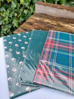 Quiltstoffen - set van 3 Kerst patronen - 50 x 60 cm, Nieuw, Ophalen of Verzenden, 30 tot 120 cm, Katoen