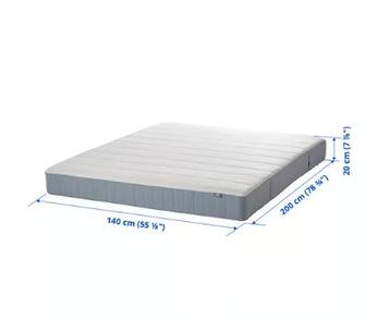 Minimalist Bed with Mattress - afbeelding 3