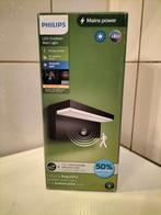 2x Philips Buitenlamp Wandlamp LED met Sensor, Tuin en Terras, Buitenverlichting, Kunststof, Minder dan 50 watt, Wandlamp, Nieuw
