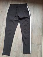 Broek zwart perla nera maat s met bies travelstof wit, Maat 38/40 (M), Zwart, Ophalen of Verzenden, Zo goed als nieuw