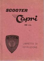 Capri Scooter handleiding libretto (4102z), Motoren, Handleidingen en Instructieboekjes, Overige merken