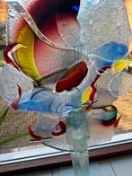 Uniek Glazen Kunstwerk hxbr 80x38, Huis en Inrichting, Ophalen, Overige kleuren, 75 cm of meer, Glas