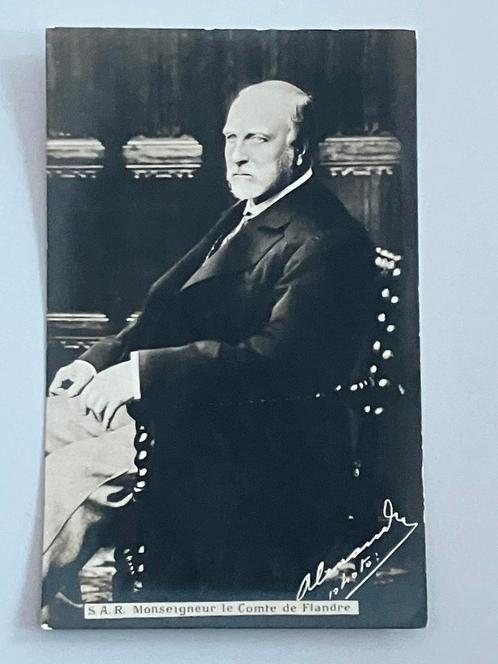 Prins Filips, De Graaf van Vlaanderen, Verzamelen, Koninklijk Huis en Royalty, Zo goed als nieuw, Kaart, Foto of Prent, Ophalen of Verzenden