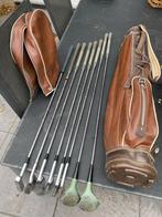 Te koop vintage golftas met MacGregor clubs en trolley, Sport en Fitness, Golf, Ophalen, Gebruikt, Set, Overige merken