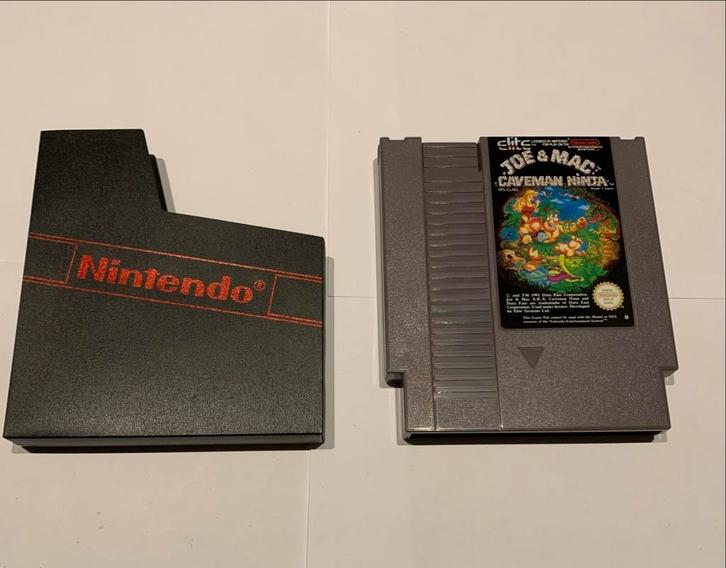 Joe & Mac: Caveman Ninja (NES) Compleet!, Spelcomputers en Games, Games | Nintendo NES, Gebruikt, Platform, 2 spelers, Vanaf 7 jaar