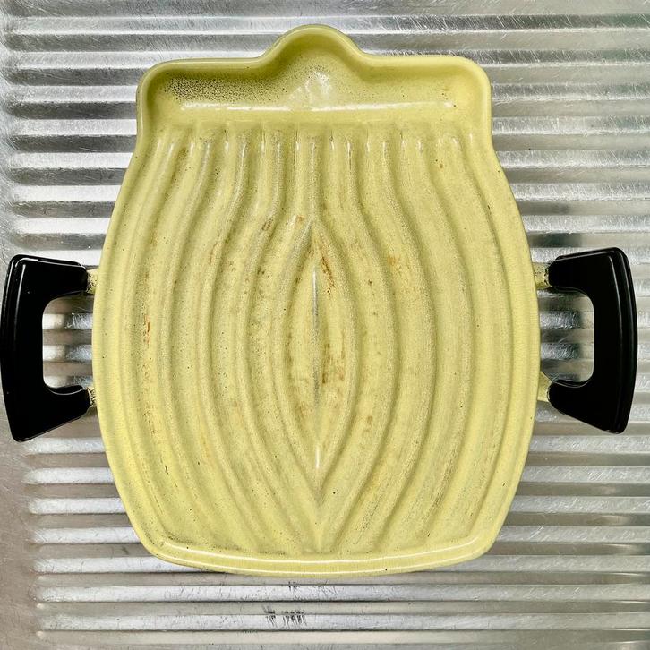 Le Creuset grillplaat, Huis en Inrichting, Keuken | Keukenbenodigdheden, Gebruikt, Ophalen of Verzenden