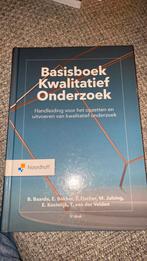 Ben Baarda - Basisboek Kwalitatief onderzoek, Ben Baarda; Esther Bakker; Tom Fischer; Mark Julsing; Vincent..., Ophalen of Verzenden