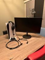 Playstation 5 +monitor+headset, Computers en Software, Monitoren, Ophalen of Verzenden, Zo goed als nieuw, 60 Hz of minder, IPS
