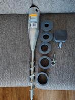 Nieuwe grondboor voor parasol of droogmolen, Ophalen of Verzenden, Nieuw, Minder dan 1 meter, Parasolvoet