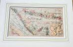 Oude Kaart Indonesië & Suriname, Gelezen, Overige gebieden, Ophalen of Verzenden, Landkaart