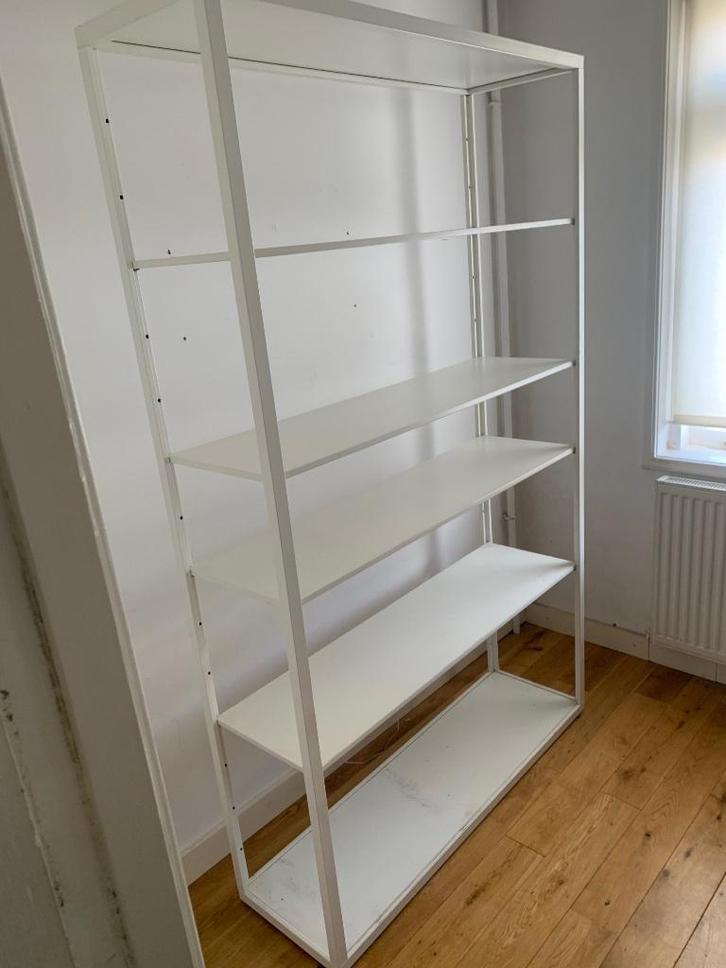 IKEA Fjälkinge stellingkasten wit 2x, Huis en Inrichting, Kasten | Stellingkasten, Gebruikt, Ophalen