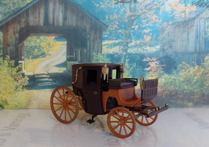 1:43 Landaulette City Carriage Closed 1800; Brumm B01, Hobby en Vrije tijd, Modelauto's | 1:43, Gebruikt, Overige typen, Overige merken