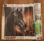 Diamond Painting Zwart Paard - 30x30 - Nieuw, Ophalen of Verzenden, Nieuw, Knutselwerk